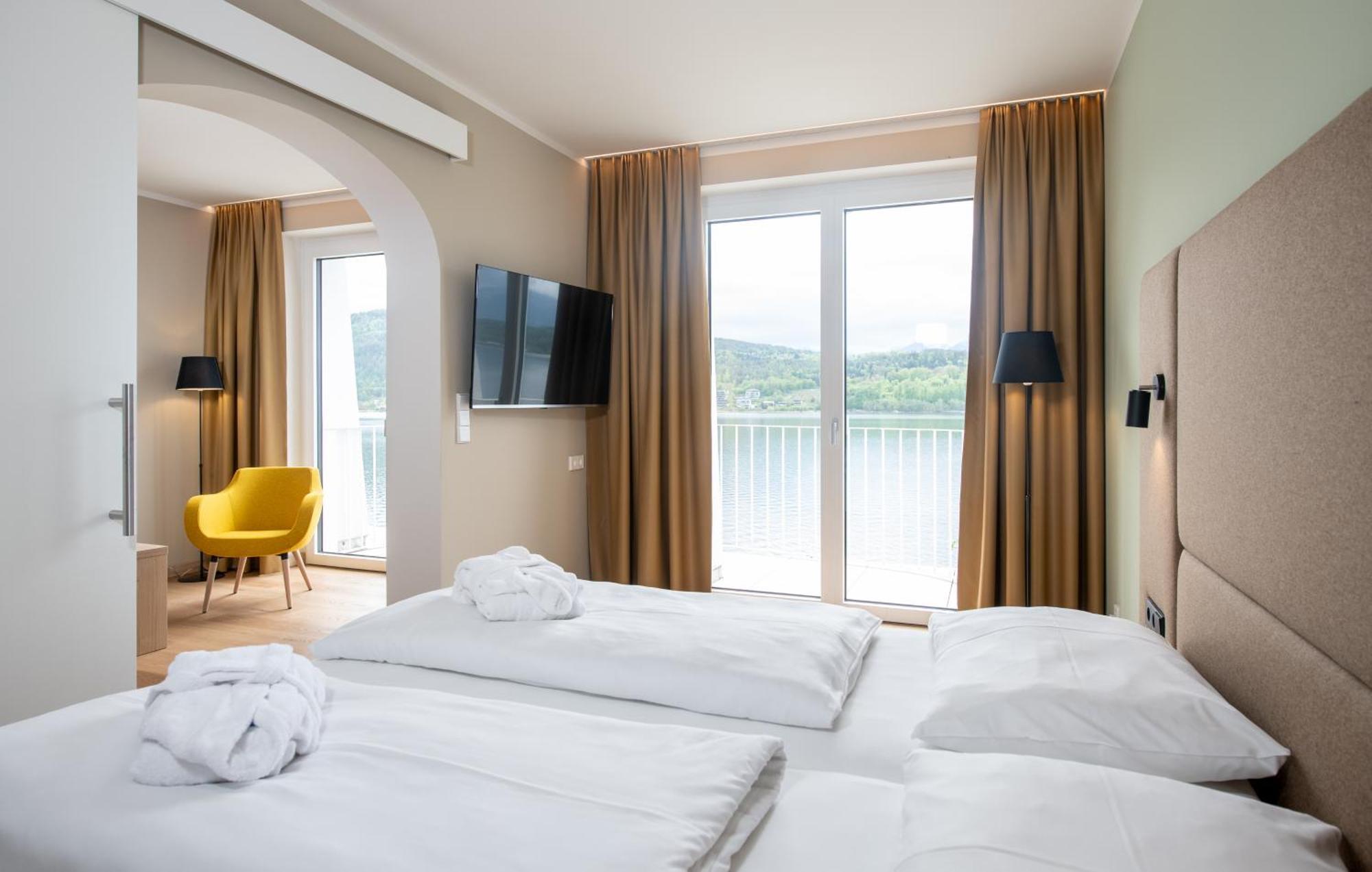 Werzers Seehotel Wallerwirt Techelsberg Dış mekan fotoğraf